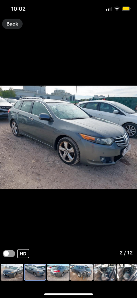 Honda accord BREAKING 2010