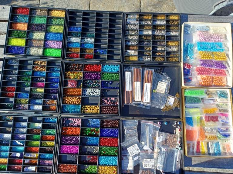 Large collection of Beads and Findings for Jewellery making and crafts