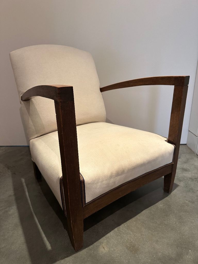 Antique French Armchairs - pair, restored 