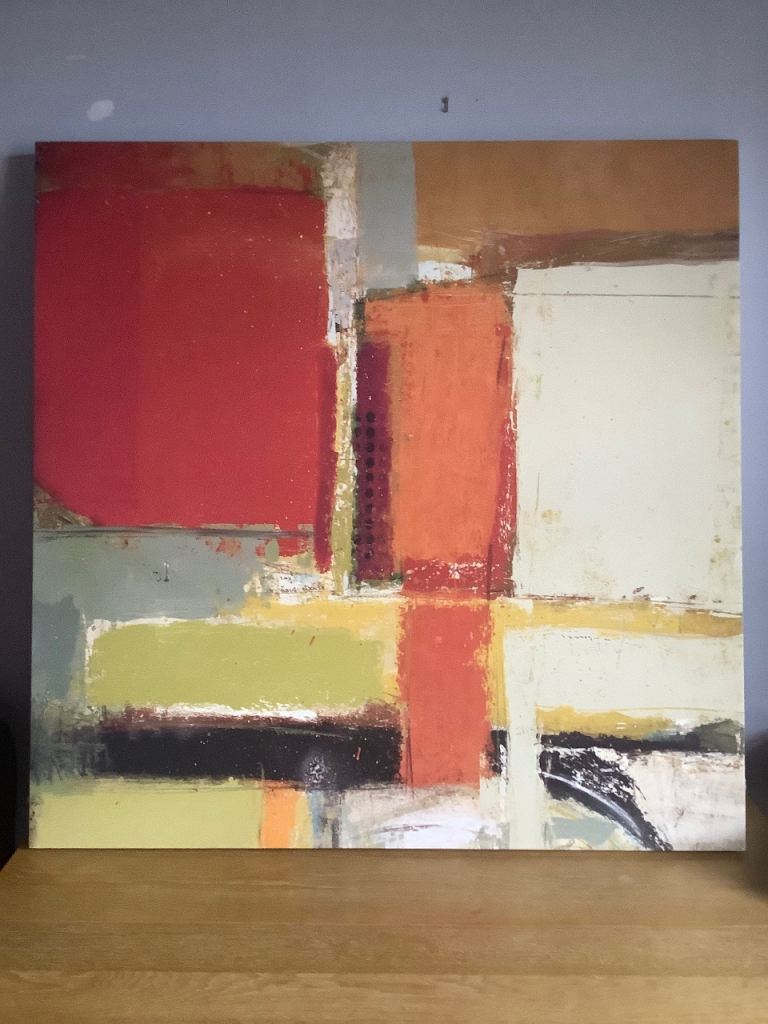 Large square abstract canvas from John Lewis 