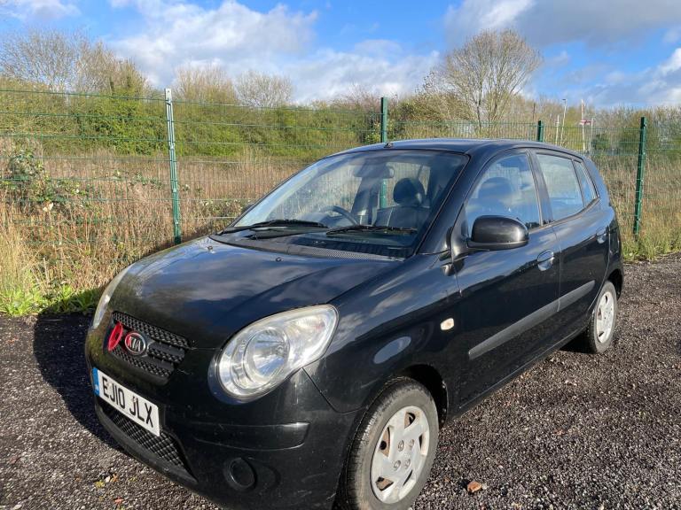 KIA PICANTO 1.0 PETROL 10 REG BLACK 5 DOOR MOT AUGUST 23RD 2026 TAX £35 LOW INSURANCE 50+MPG