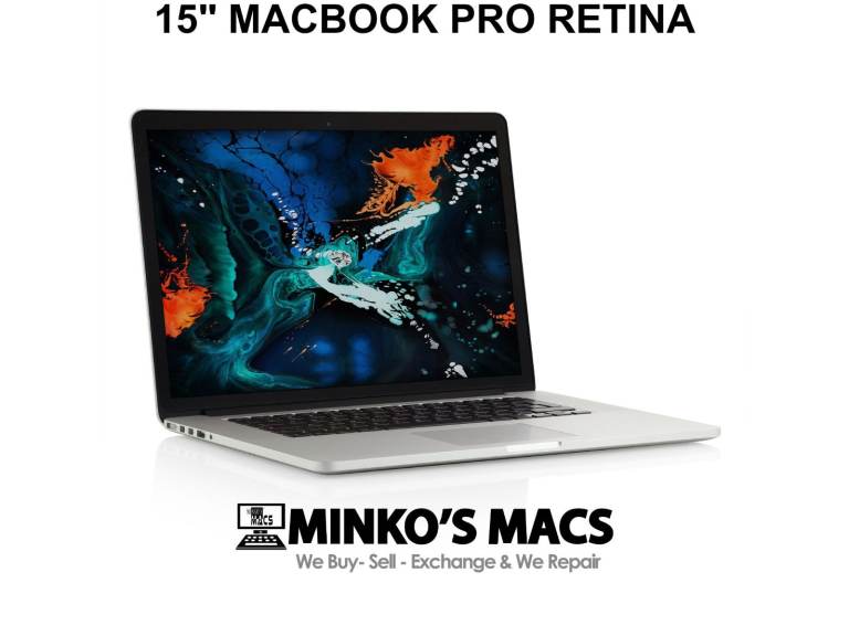 Apple MacBook Pro Retina 15" 2015 2.2GHz Quad-Core Intel Core i7 16GB RAM 128GB SSD  Logic Pro Waves