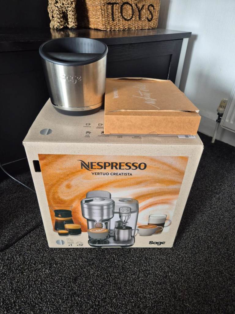Nespresso Vertuo Creatista Coffee Machine - Brand New, Silver