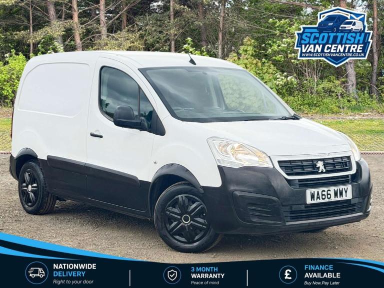 2016 Peugeot Partner 850 1.6 BlueHDi 100 Professional Van [non SS] PANEL VAN DIESEL Manual