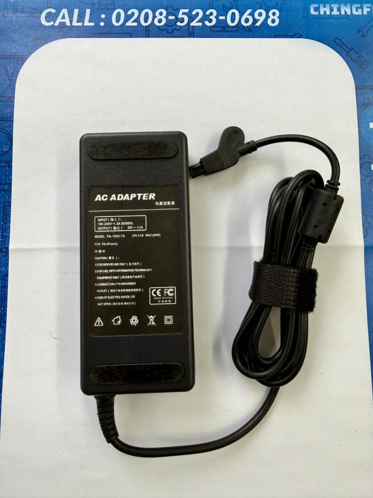 Dell AC Adapter PA-1900-7D 20V 4.5A 90W Power Supply Charger for PA-9 Family Laptop UK Plug
