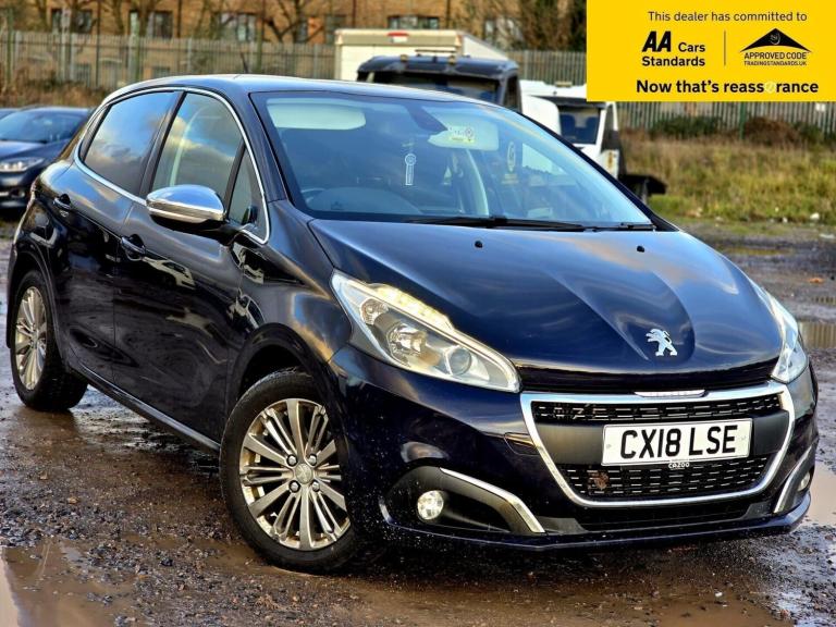 2018 Peugeot 208 1.2 PureTech Allure Hatchback 5dr Petrol EAT Euro 6 (s/s) (110 ps) Hatchback Pet...
