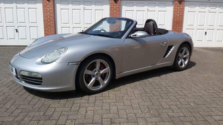 Porsche 987 Boxster 3.4S 6 speed. Arctic Silver Metallic with superb Porsche Service History
