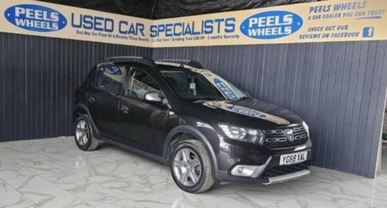 2018 68 DACIA SANDERO STEPWAY 0.9 TCE COMFORT HATCHBACK PETROL MANUAL