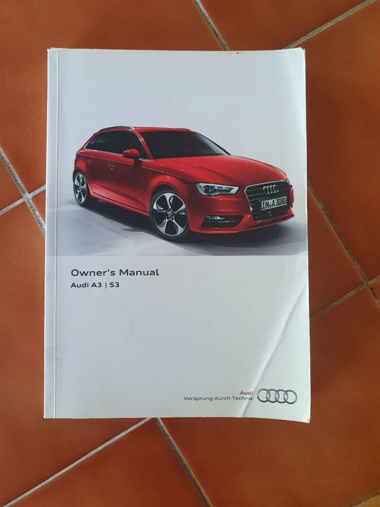 Audi A3 S3 Owners Hand Book
