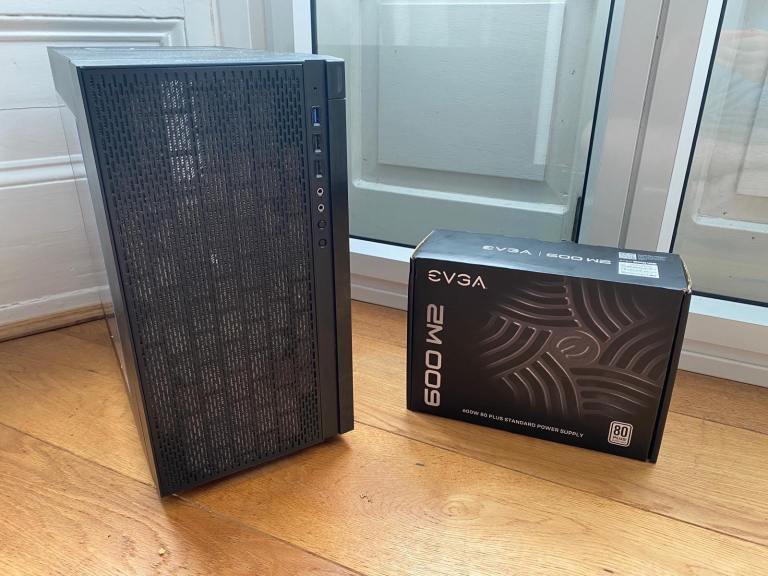 Gaming PC Desktop Case and Power Supply