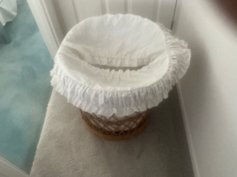 Wicker lining basket