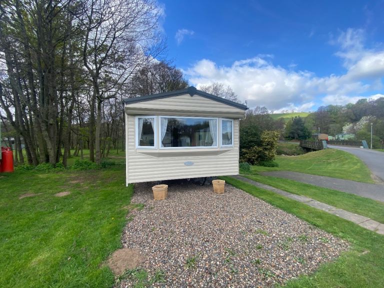 Cheap caravan for sale. Riverside Wooler Northumberland 