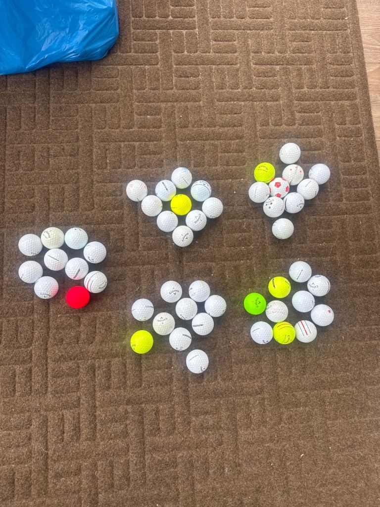 50 x used Callaway golf balls 