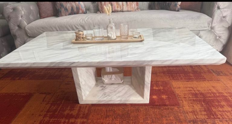 Marble coffee table