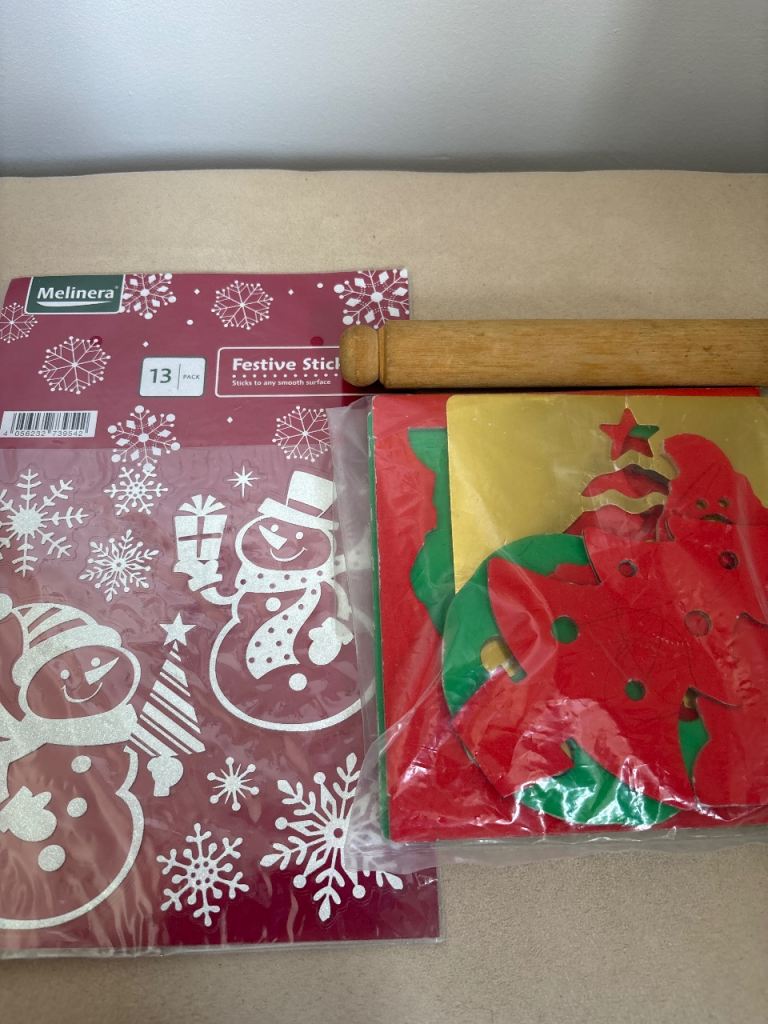 Melinera Christmas Festive Stickers & stencils 