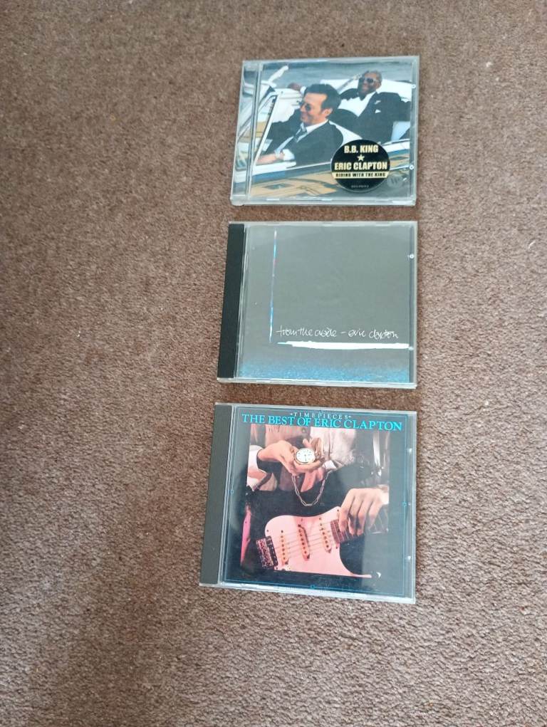 ERIC CLAPTON (2) and ERIC CLAPTON with BBKIING. 3 cds sold separately.