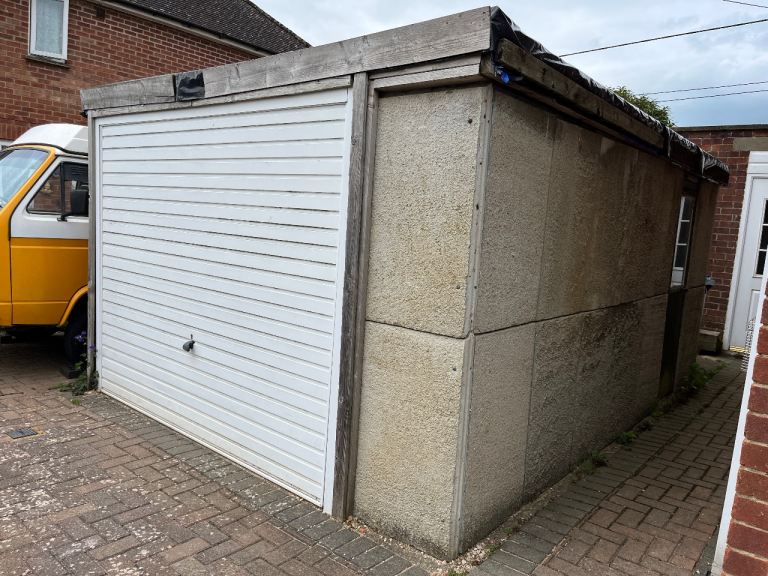 Concrete Sectional Garage - Buyer to Dismantle & Collect.