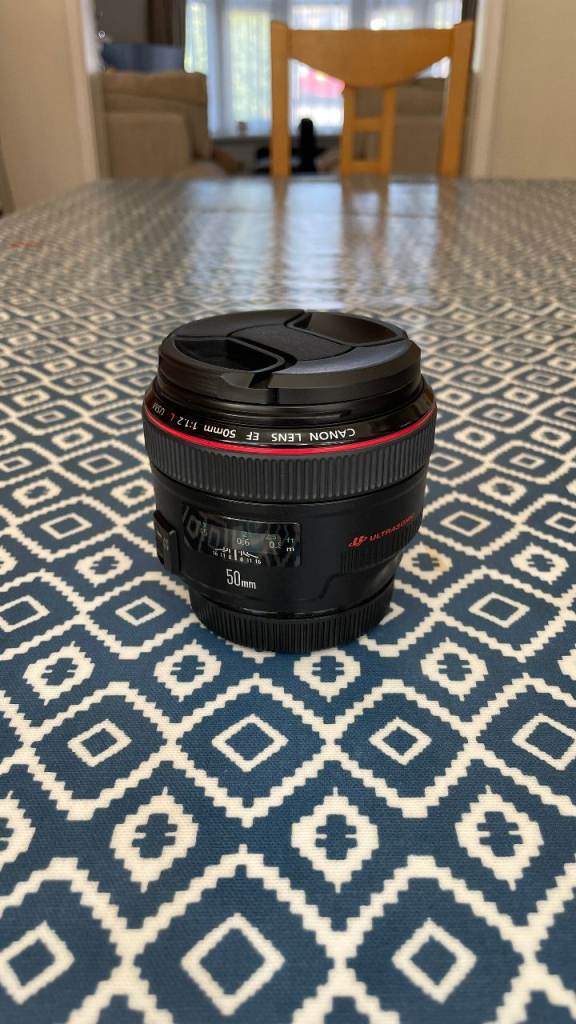Canon EF 50mm f/1.2L USM Lens - Great Condition