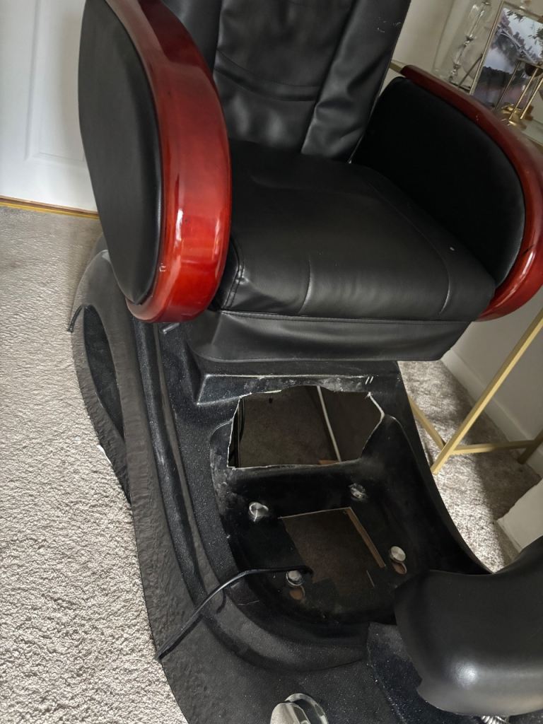 Massage pedicure chair