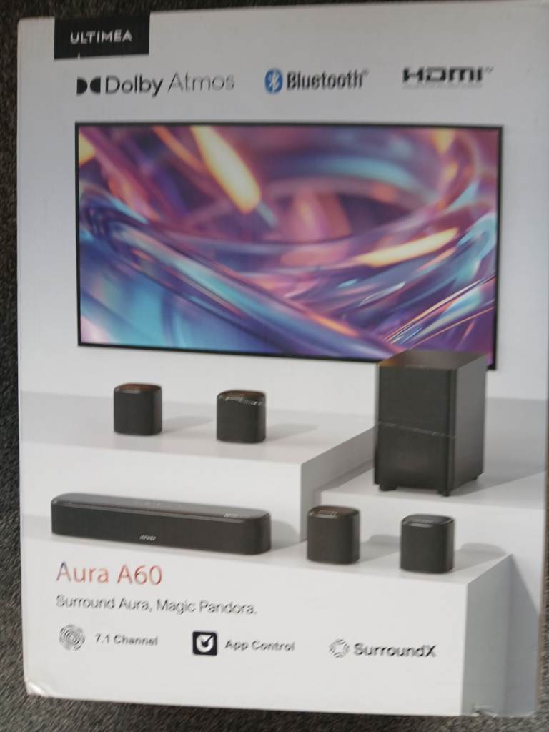 ULTIMEA Aura A60 Home Cinema System - Dolby Atmos, Bluetooth