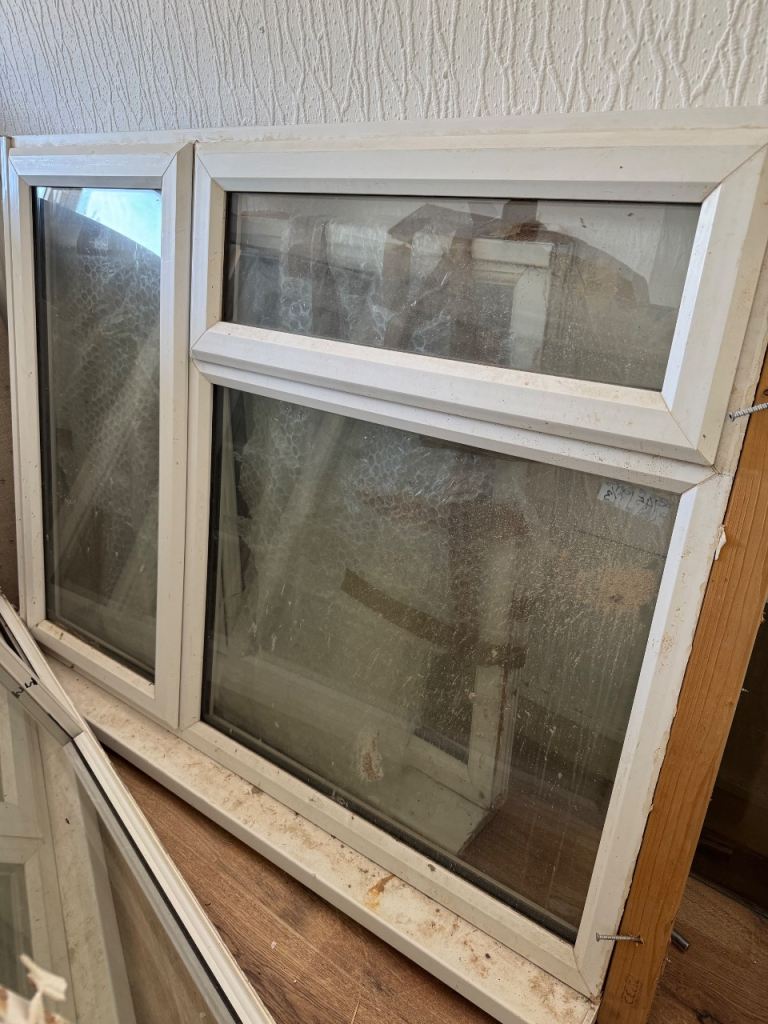 2 X Double glazed UPVC windows