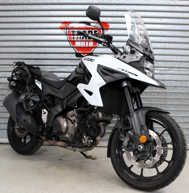 2021 21 SUZUKI DL 1050 ABS RQ M0 V-STROM TRADE SALE VSTROM HPI CLEAR 15K WHITE