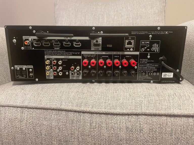 SONY AV receiver STR-DN860 with remote