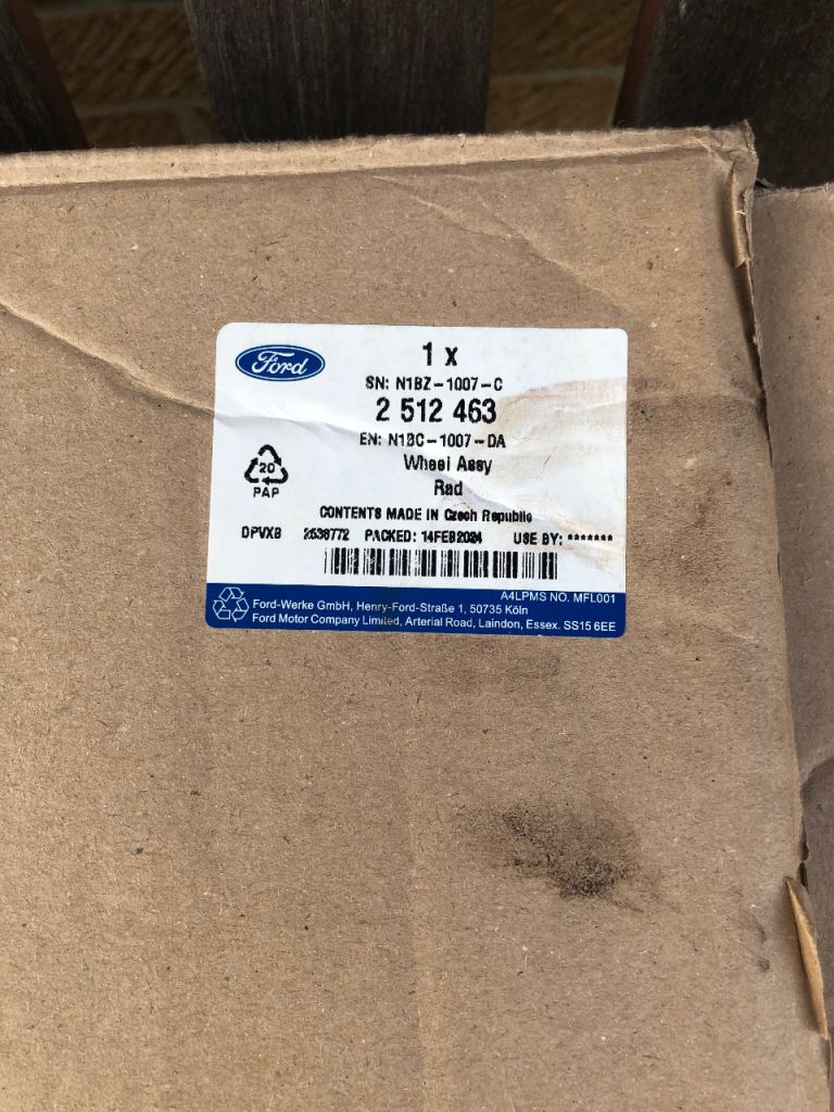 2023 Fiesta Titanium X 17 inch Alloy Wheel