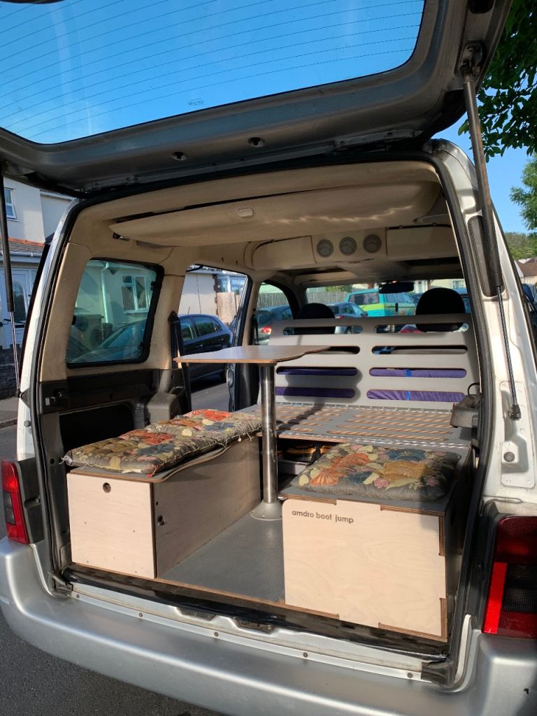 Amdro car boot jump van cooker/bed 