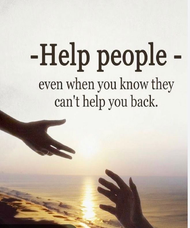 Help those in need 