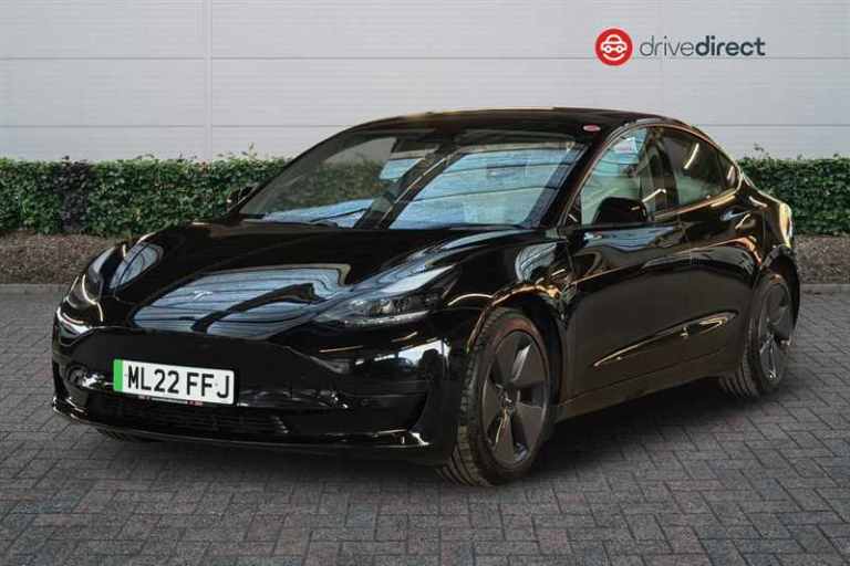 2022 Tesla Model 3 Standard Range Plus Saloon 4dr Electric Auto RWD (241 bhp) Saloon Electric Aut...