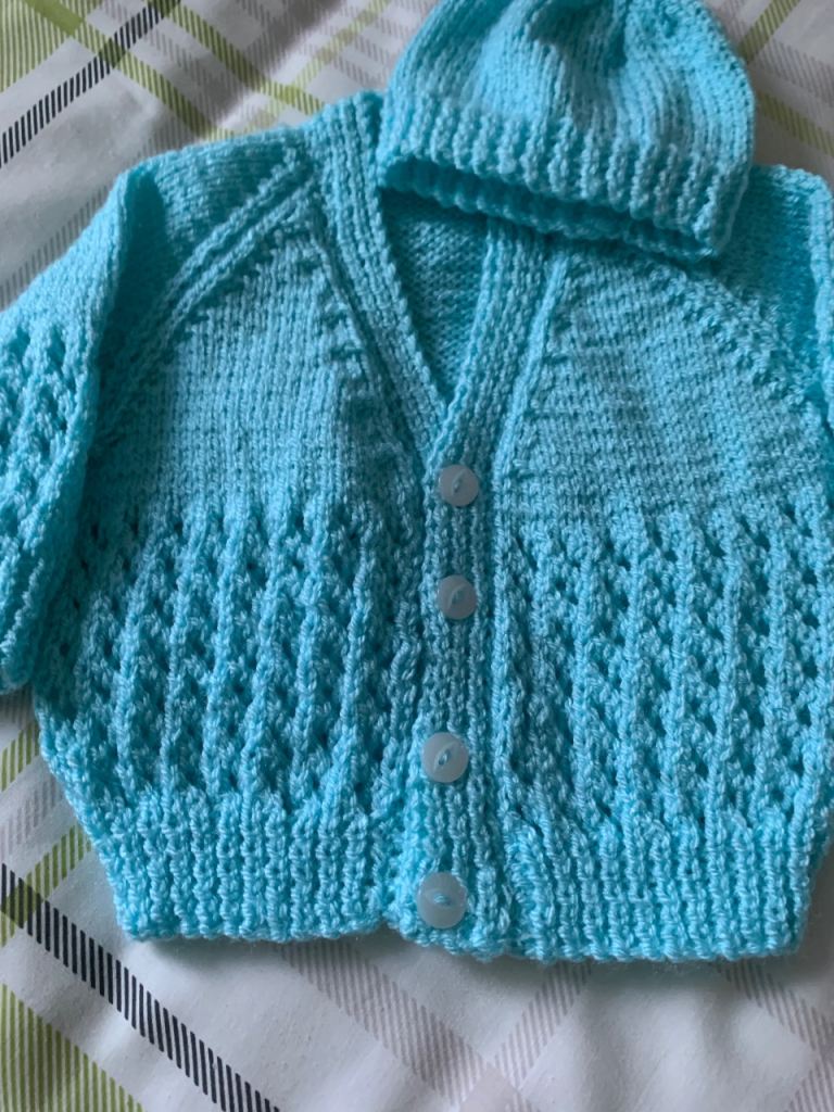 Hand Knitted baby cardigans 