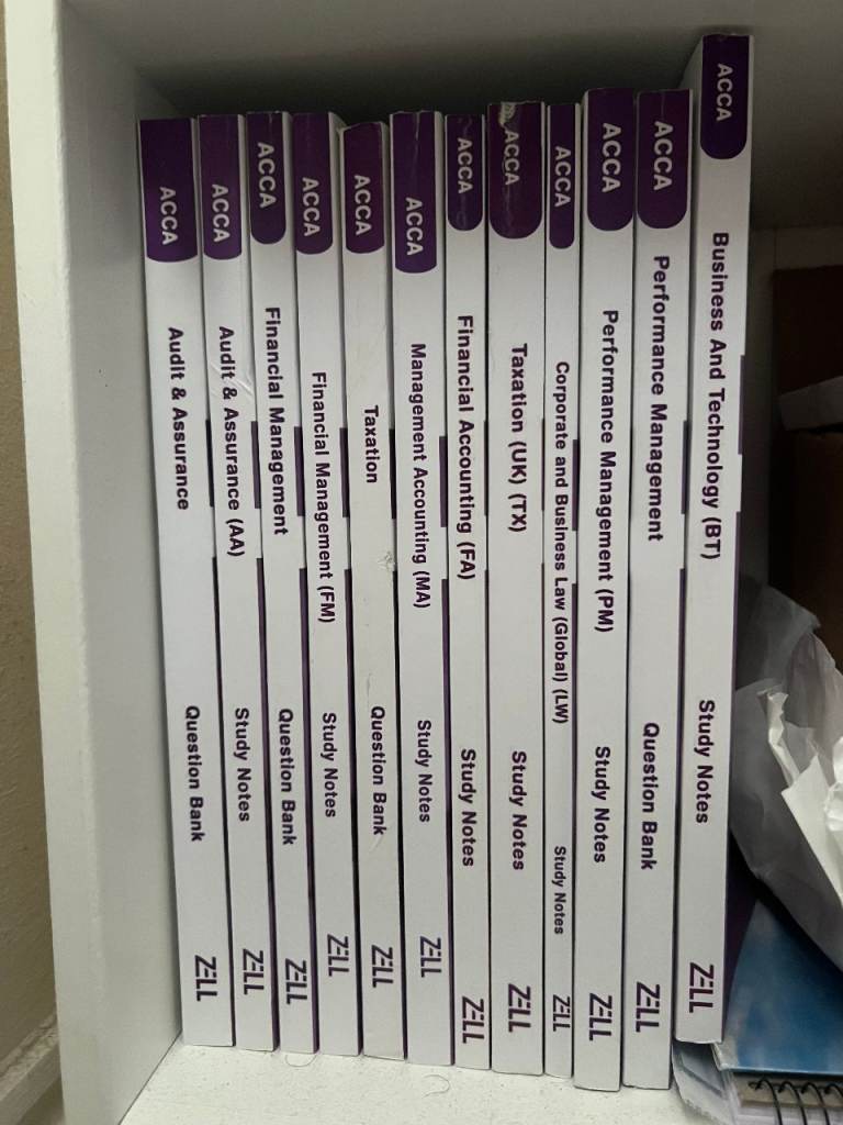 ACCA Books full set - India