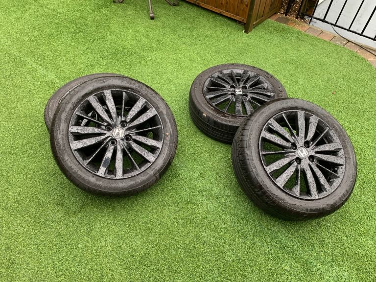 Set of 4 Honda Jazz Wheels/tyres. 185 x 55 x 16
