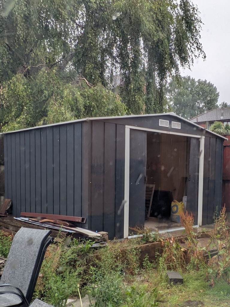 10 foot x 10 foot shed