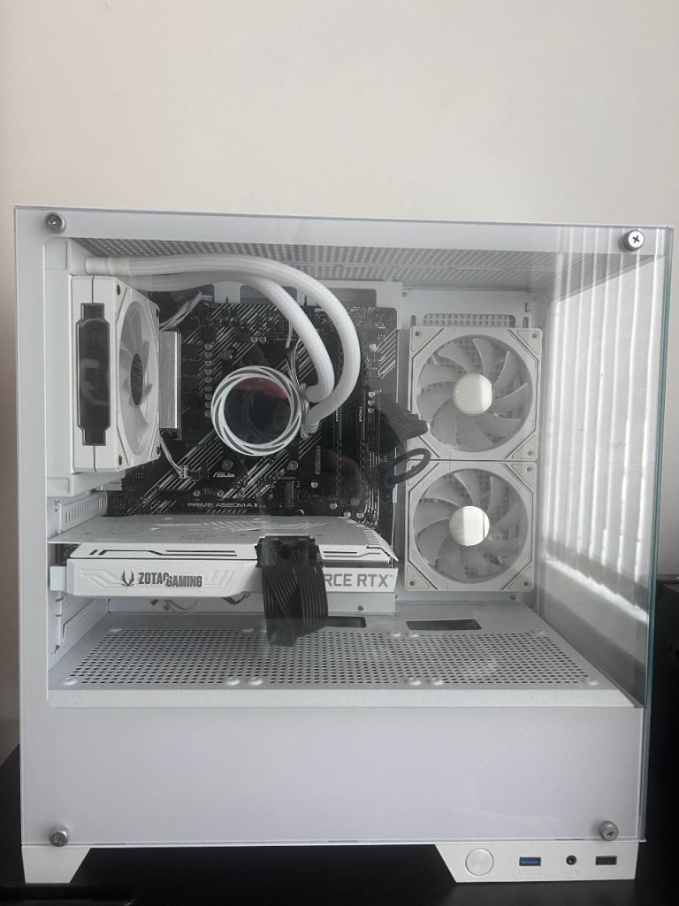white rtx 3060 gaming PC