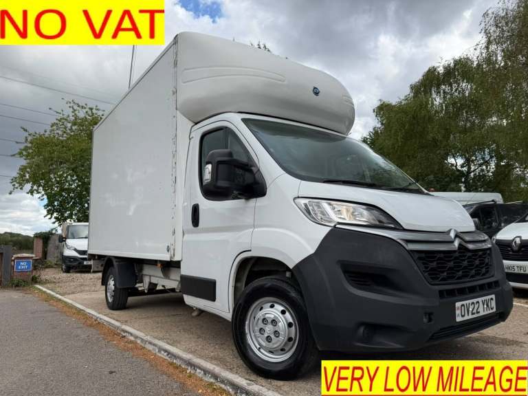 2022 Citroen Relay 2.2 BlueHDi 35 Plus LWB LUTON (NO VAT) LOW MILES CHASSIS CAB Diesel Manual