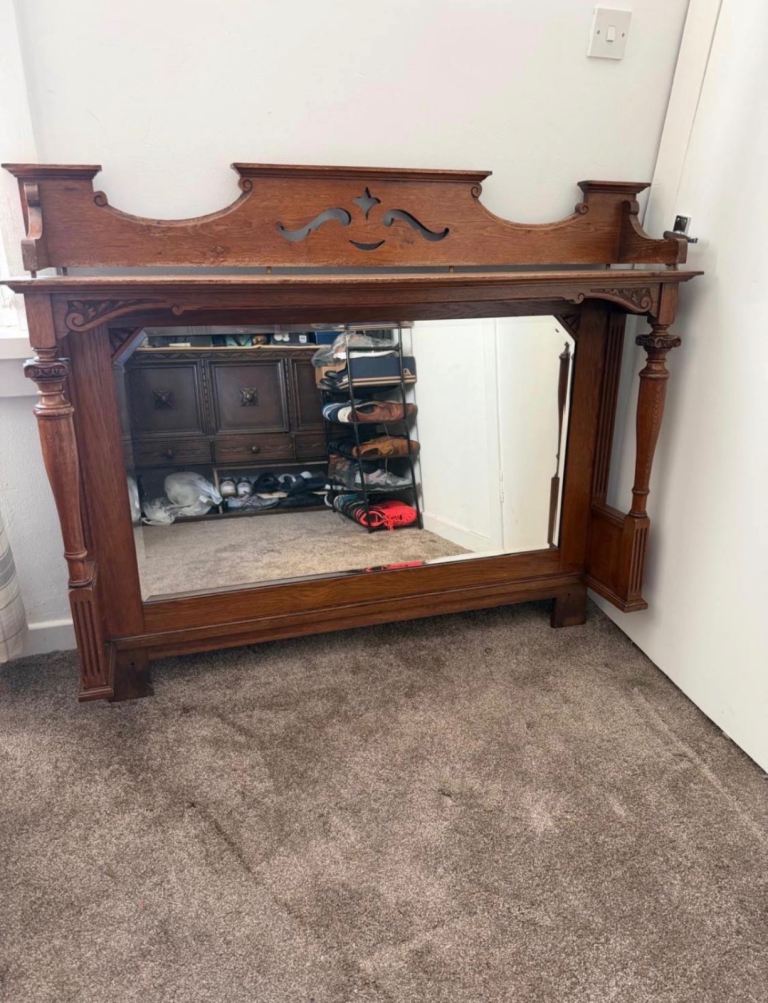 LARGE MANTLE MIRROR FOR SALE