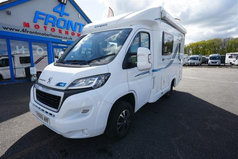 Elddis Compass Avantgarde 115 PEUGEOT 2 BERTH 2 TRAVEL SEAT MOTORHOME