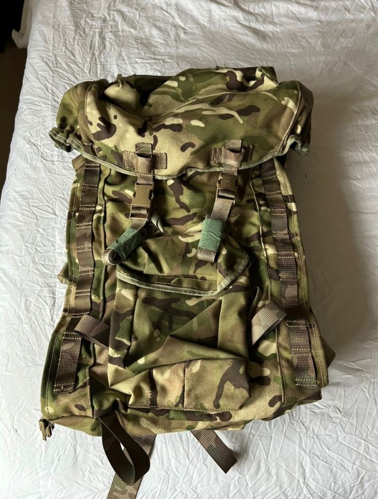 MTP SHORT FRAME BERGEN -Multiple  Convoluted Camo Rucksack Backpack British Army