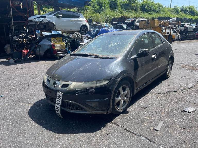 MK8 HONDA CIVIC 2009 1.4 PETROL 1339CC BLACK 5DR BREAKING FOR PARTS 