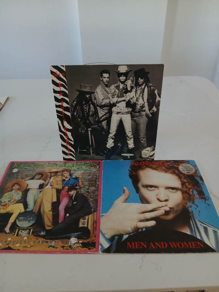 3 lps - 'This Is Big Audio Dynamite' Mike Jones Clash- Kid Creole 'Tropica Gangsters', Simply Red 