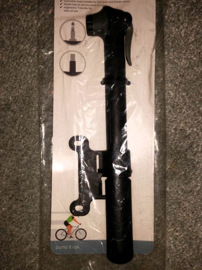 New Wilko bike mini pump