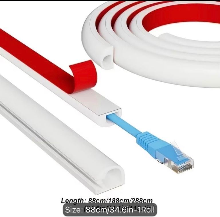 Wire raceway Trunking (white) 210”
