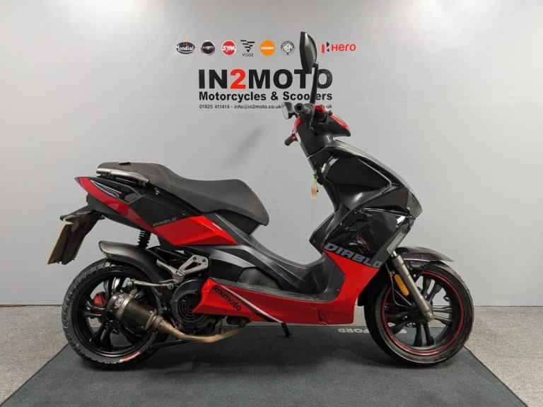 2023 (72) Lexmoto Diablo 125 in Black/Red with 11861 miles