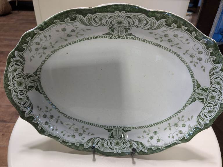 Beautiful Art Deco Antique Platter S.W. Dean 'Seraph' design 