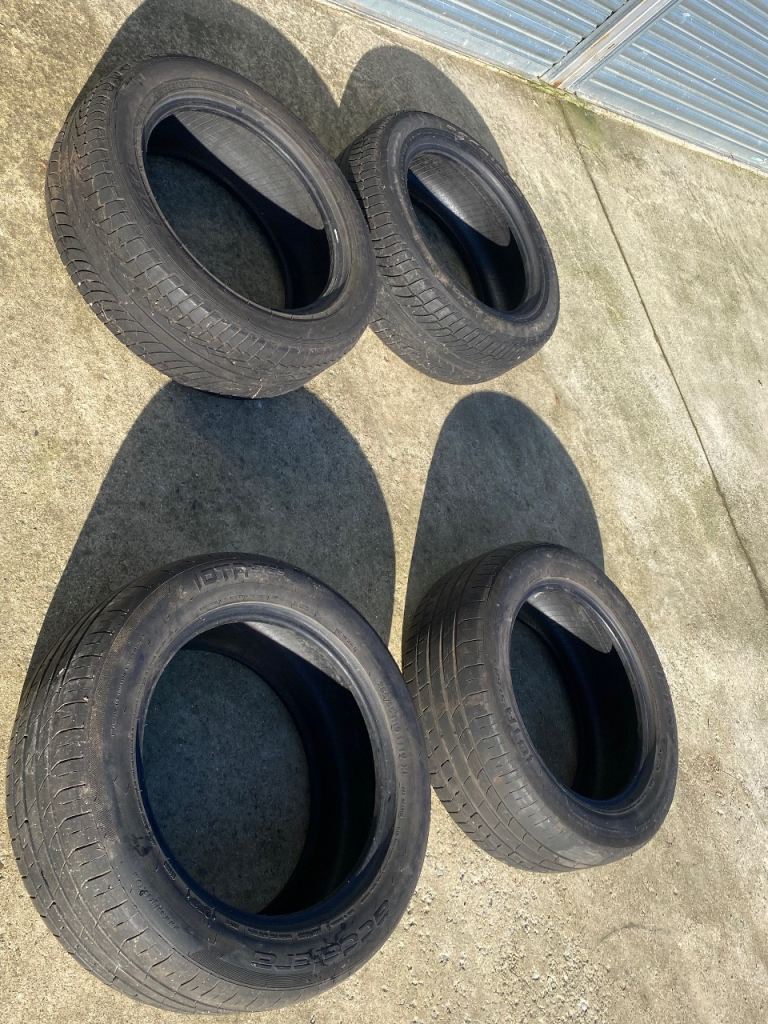 Set of 4 Part Worn Tyres - 255/55/19  