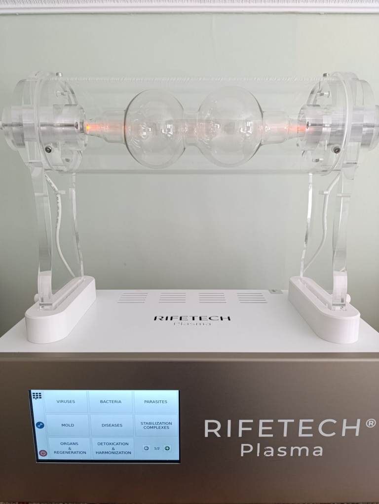 Rifetech-Sanoplasma Plasma Generator, healing solution for your health.