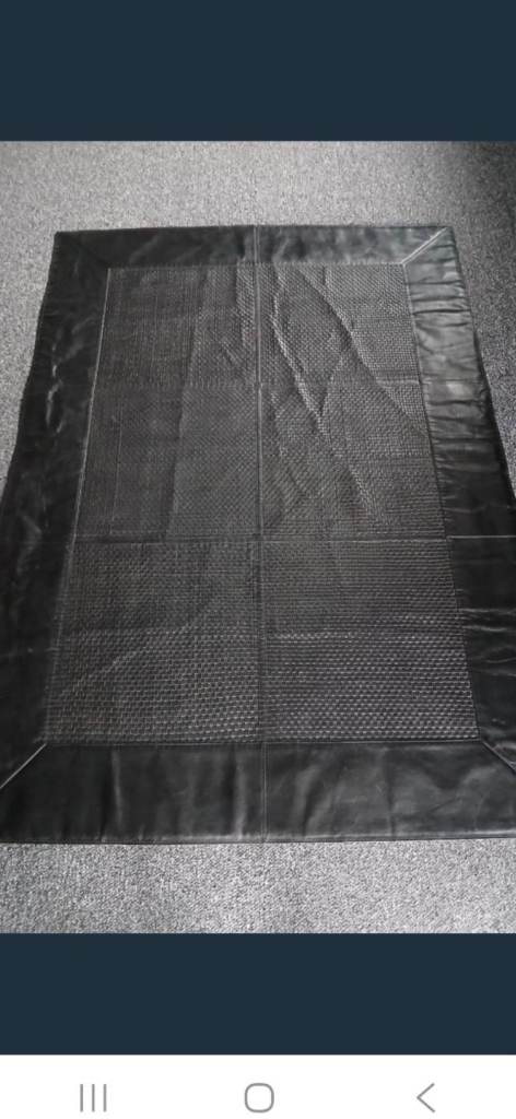 John Rocha Leather rug