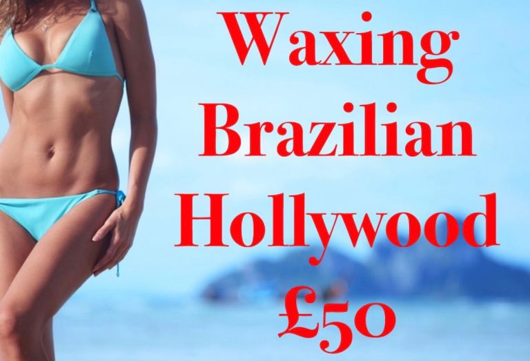 BEST! Brazilian/Hollywood Waxing and 1hour Massage £100
